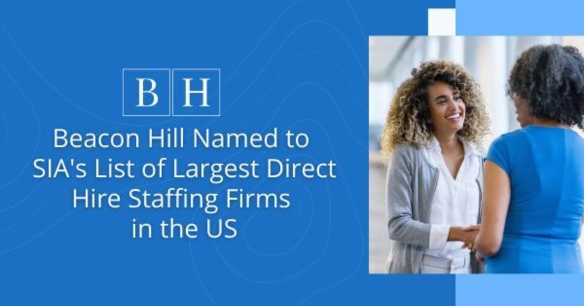 BHSG Named to SIA Annual List of Largest Direct Hire… | Beacon Hill