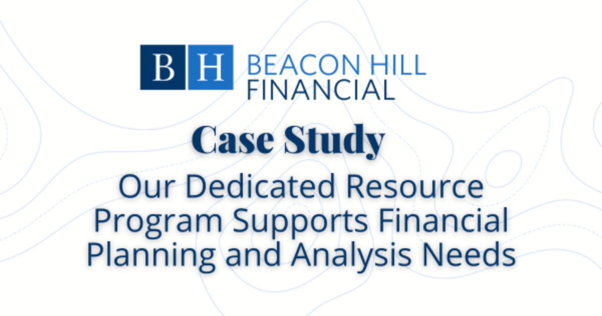 Our Dedicated Resource Program Supports Financial… | Beacon Hill