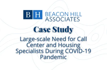Large scale Need for Call Center and Housing Specialists During COVID 19 Pandemic