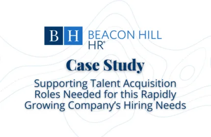 Supporting Talent Acquisition Roles Needed for this Rapidly Growing Companys Hiring Needs