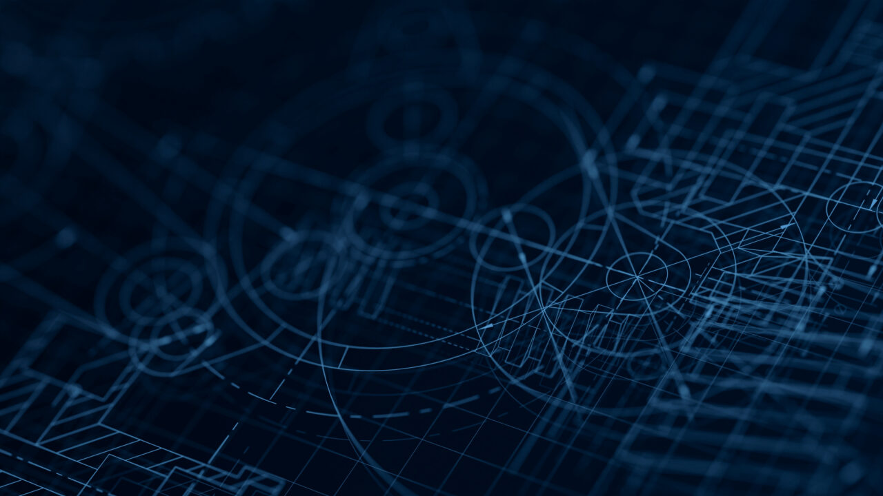 Adobe Stock 490335444 Blueprints engineer technician design drawing mechanical gear engineering Engine factory Industry Industrial technology project abstract 1