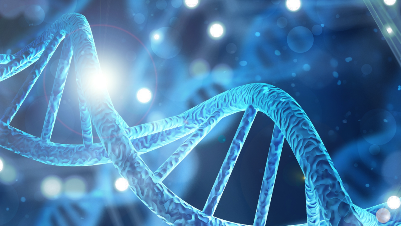 DNA strand reflecting Life Sciences Manufacturing Workforce Solutions